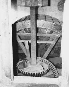 Carlingcott Mill, Carlingcott, internal, wheel, pit wheel, wallower and spur gear