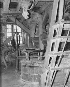 Clapton Mill, Clapton, internal, stones