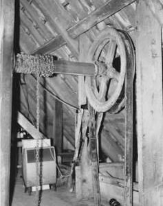 Marston Magna Mill, Marston Magna, internal, sack hoist