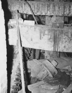 Ivy Mill, Edington, internal, pit wheel and gears