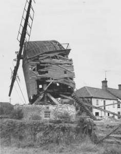 Tottenhill Post Mill, Tottenhill, derelict