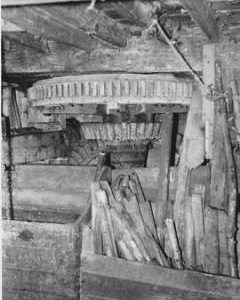 Enstone Mill, Enstone, internal, pit wheel, wallower, spur wheel