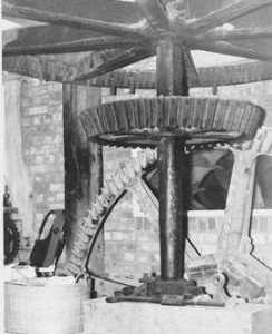 Kidlington Mill, Kidlington, internal, pit wheel, wallower, spur wheel