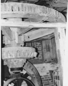 Overy Mill, Dorchester, internal, pit wheel, wallower, spur wheel