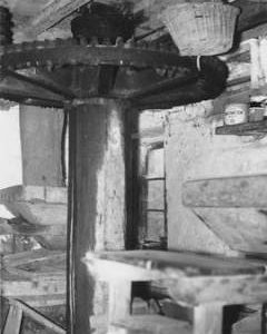Clodock Mill, Longtown, internal, crown wheel, stones floor