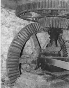 West Mill, Sherborne, internal, pit wheel, wallower, spur wheel
