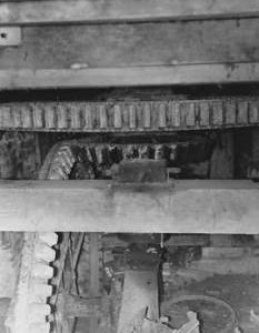 Boarhunt Mill, Boarhunt, internal, pit wheel, wallower, spur wheel