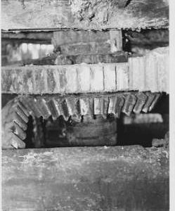 Durngate Mill, Winchester, internal, primary gearing
