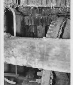 Island Mill (Lower Mill), Kingsclere, internal, pit wheel, wallower, spur wheel