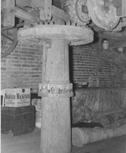 Kingsley Mill, Kingsley, internal, crown wheel, stones floor
