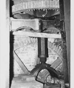 Lockerley Mill, Lockerley, internal, pit wheel, wallower, spur wheel