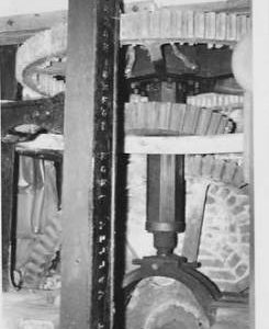 Lockerley Mill, Lockerley, internal, pit wheel, wallower, spur wheel