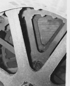 Longparish Upper Mill, Longparish, internal, wheel