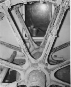 Nether Wallop Mill, Nether Wallop, internal, wheel