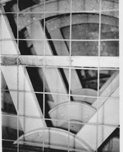 St Cross Mill, Winchester, internal, wheel