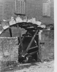 Titchfield Mill, Titchfield, downstream wheel, poor condition