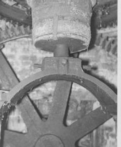 Town Mill, Fordingbridge, internal, primary gearing