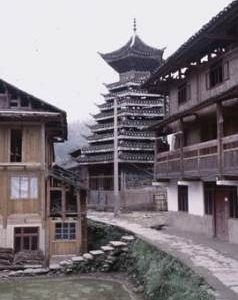 China, Liping Dimen Village Tower.