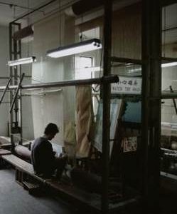Shanghai, Silk Carpet Weaving.