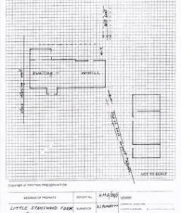 Stanswood Mill, Fawley.  Plan of Little Stanswood Farm