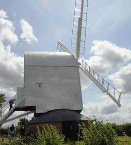 External view, post mill, Ashdon