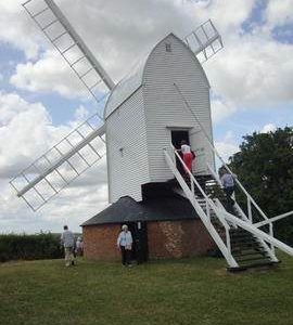 External view, post mill, Ashdon