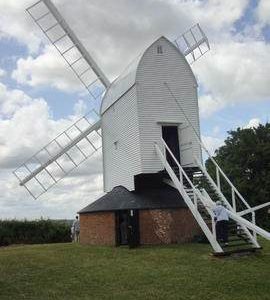 External view, post mill, Ashdon