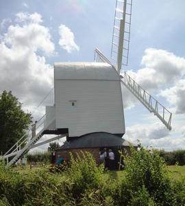 External view, post mill, Ashdon