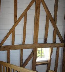 Section of stone floor framing, Beacon Mill, Benenden