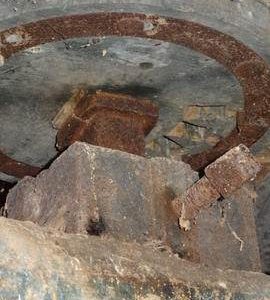 Glut box, Friary Mill, Blakeney