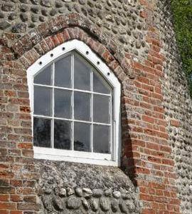 Gothic-style window, Friary Mill, Blakeney