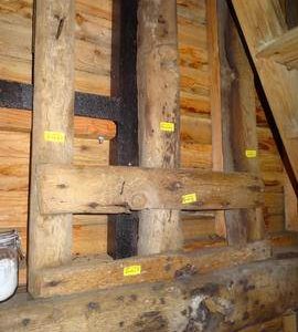 Section of framing, Brill Windmill, Brill