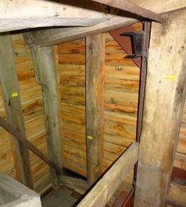 Section of stone floor framing, Brill Windmill, Brill