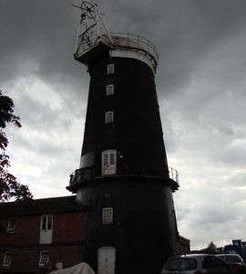 External view, tower mill, Caston