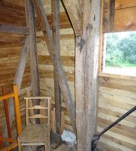 Section of spout floor framing, Lowfield Heath Mill, Charlwood