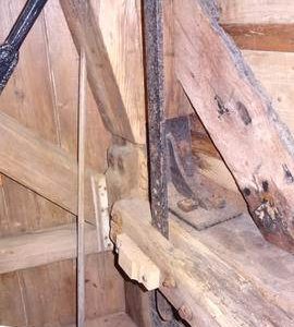 Brake/brake lever connecting strap, Lowfield Heath Mill, Charlwood