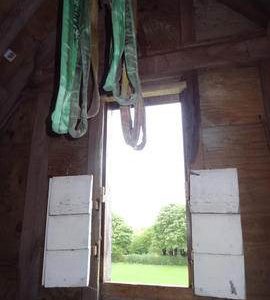 Bin floor tail framing, post mill, Chinnor