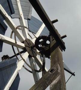 Fantail and fantail gearing, Post mill, Garboldisham