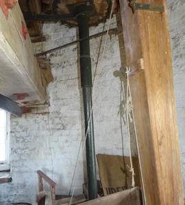 Stone nut and quant, tower mill, Great Bircham