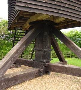 Trestle and sheers, Post mill, Great Gransden