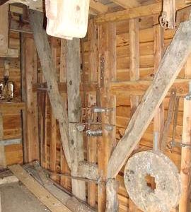 Spout floor side framing, Post mill, Great Gransden