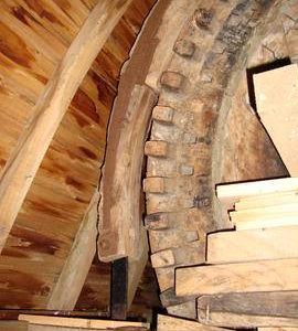 Section of brakewheel, Post mill, Great Gransden
