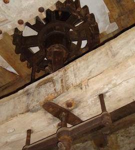 Stone nut and tentering gear, Milton Common Mill, Great Haseley