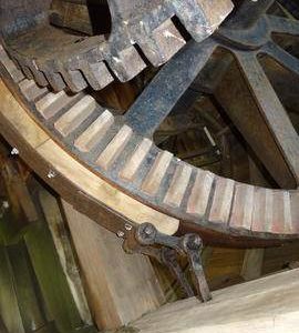 Brakewheel and brake, Howard's Mill, Halvergate Marshes
