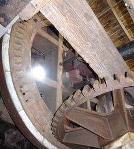 Brakewheel and wallower, Mutton's Mill, Halvergate