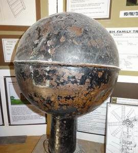 Old cap finial, Heckington Windmill, Heckington
