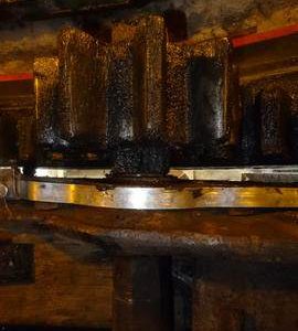 fantail gearing and rack, Heckington Windmill, Heckington