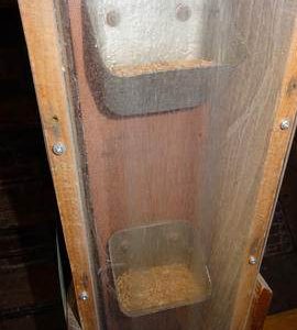 Buckets of grain elevator, smock mill, Herne