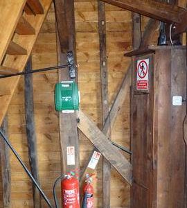 Spout floor and extension framing, Windmill Hill Mill, Herstmonceux