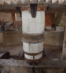 Great spur wheel, upright shaft and bridge beam, Hickling Mill, Hickling
